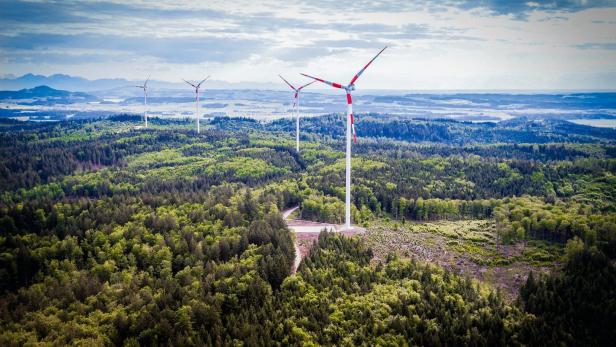 Der Windpark in der Gemeinde Munderfing im Bezirk Braunau soll bis 2030 weiter ausgebaut werden