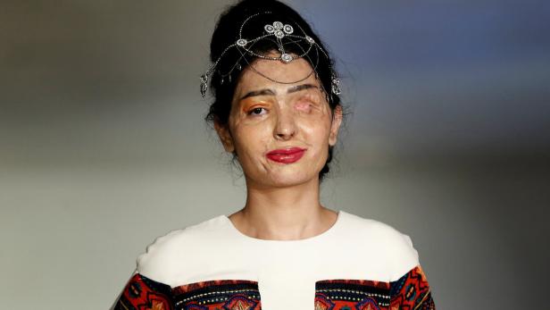 Reshma Quereshi bei der New York Fashion Week.