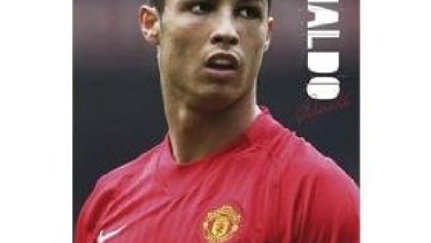 Ein Porträt von Cristiano Ronaldo im Trikot von Manchester United.