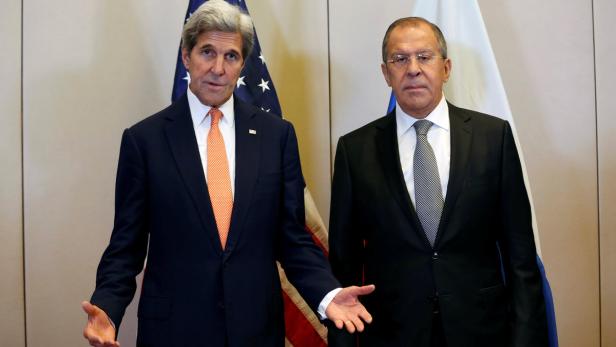 US-Außenminister John Kerry und sein russischer Amtskollege Sergej Lawrow