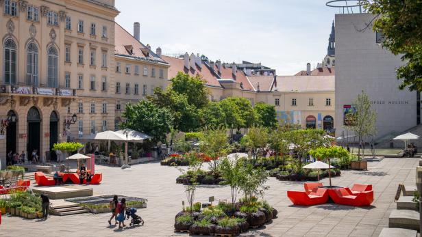 Mehr Natur in der Stadt: Das Museumsquartier wird grüner