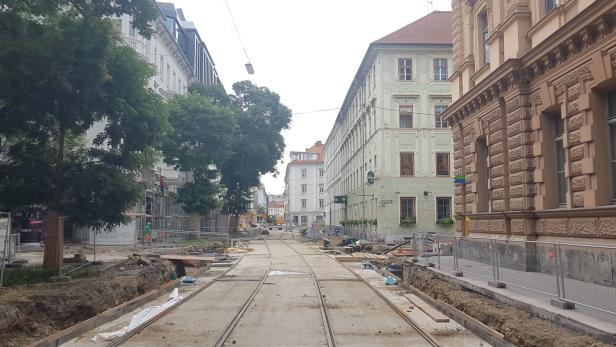 Bevor die Straßenbahn fährt: Baustellen-Blues in Graz