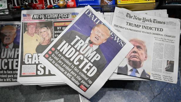 "Schadenfreude" über den "orangenen Mann": Pressestimmen zur Trump-Anklage