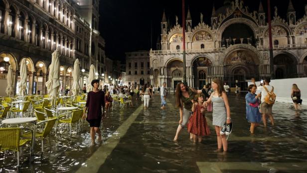 Seltenes Ereignis: Überraschung für Touristen in Venedig
