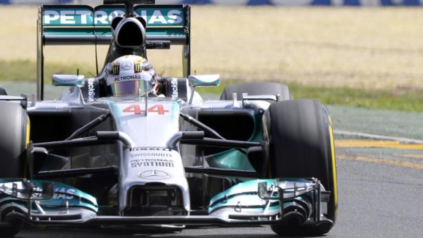 Lewis Hamilton war im ersten Qualifying der Saison der Schnellste.