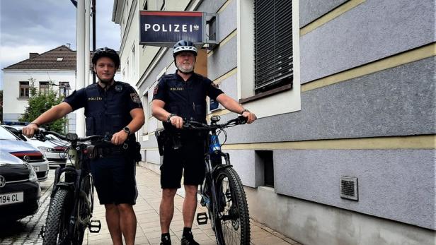 Die Polizei ist jetzt auch mit dem Fahrrad auf Streife