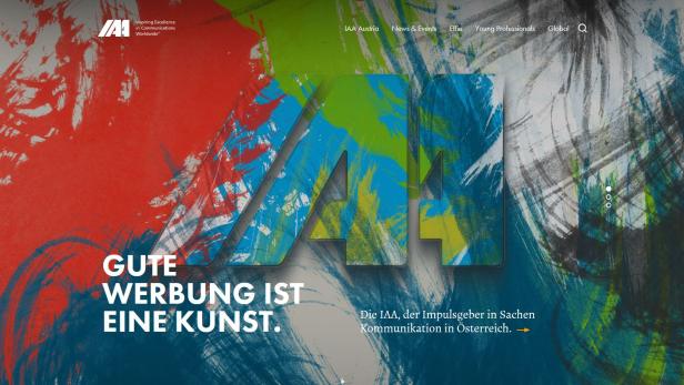 Die IAA wirbt mit dem Slogan „Gute Werbung ist eine Kunst“.