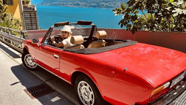 Instant Urlaubsglück:  Mit dem Peugeot 504 Cabrio  am Lago Maggiore