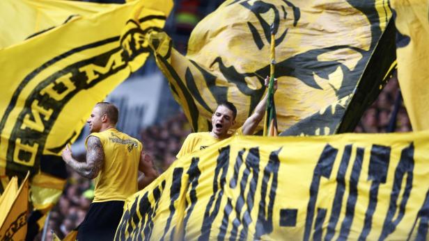 Zu Gast in Leipzig: Die Fans von Borussia Dortmund