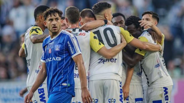 Der LASK gewann das einseitige Derby gegen Blau-Weiß Linz