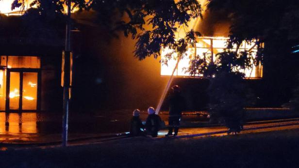 Feuerwehreinsatz in Odessa nach nächtlichen Angriffen