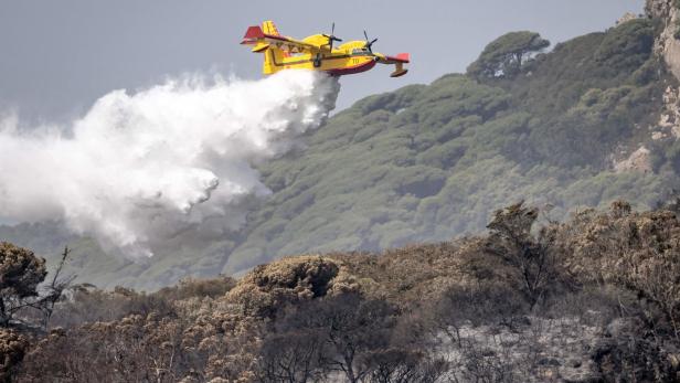 Löschflugzeuge im Norden des Landes im Einsatz