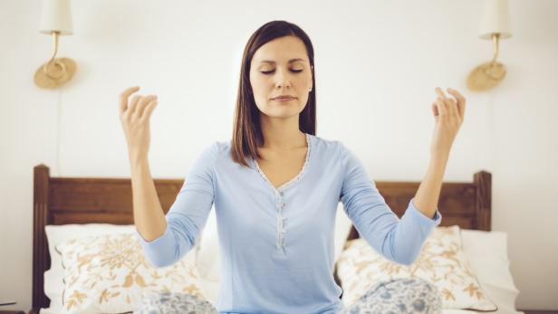 In einer US-Studie konnte wöchentliches Yoga die Anspanung und den Stress von Frauen mit Kinderwunsch deutlich senken.