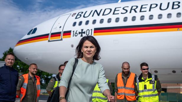 Die deutsche Außenministerin Annalena Baerbock, Foto vom Juli