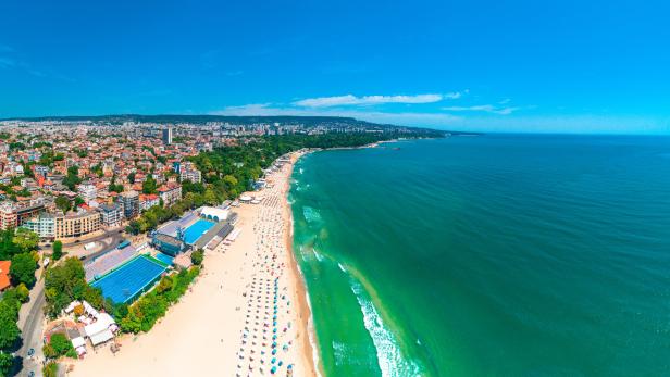 Varna an der Schwarzmeerküste in Bulgarien