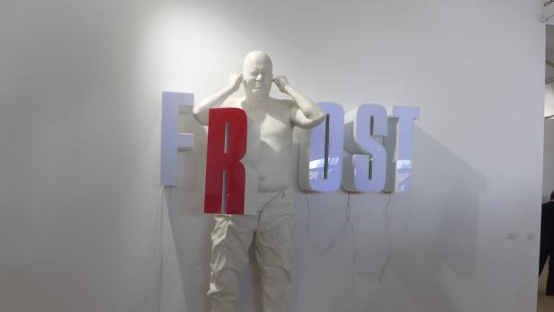 Die Galerie Mauroner zeigte die Skulptur „Frost“ von Bernardi Roig