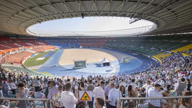 Das im Besitz der Stadt Wien befindliche Happel- Stadion ist in die Jahre gekommen