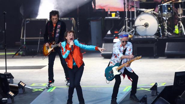 FILE PHOTO: The Rolling Stones perform as part of their "Stones Sixty Europe 2022 Tour" in Berlin