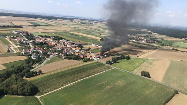 Christophorus-Team entdeckt Brand aus der Luft