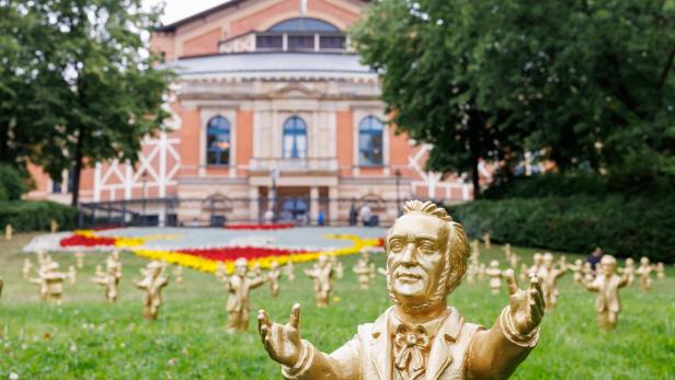 Kunstaktion bei den Bayreuther Festspielen