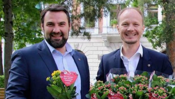 Keine Freunde: VP-Stadtparteiobmann Christoph Appler und Vize-Bürgermeister Johannes Anzengruber