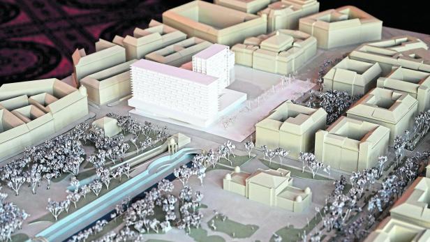 Modell des „Projekt Heumarkt“ von Wertinvest.