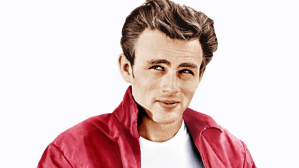 James Dean zeigte sich im Film „Rebel without a Cause“ in einer roten Harrington-Jacke.