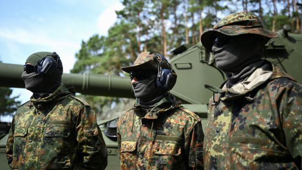 Ukrainische Soldaten auf Ausbildung in Deutschland