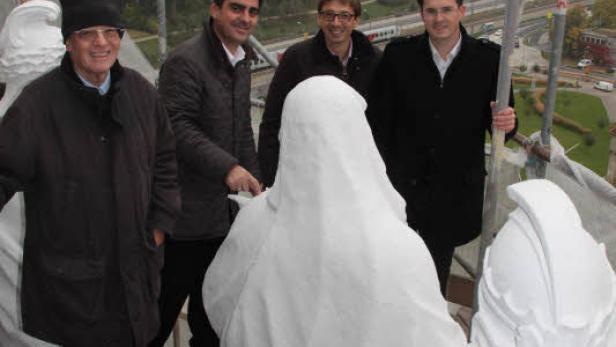 Gipfeltreffen in 30 Metern Höhe