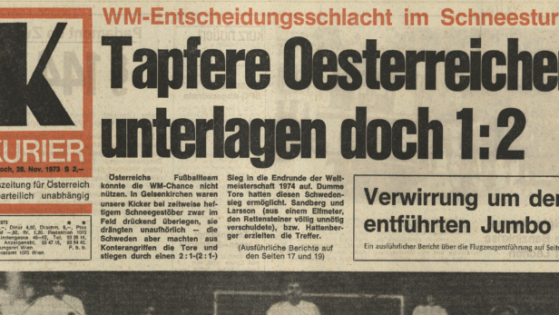 WM-Quali 1974: Die Österreicher tobten, heulten – und waren gedopt