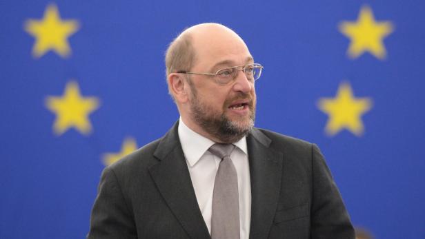 Parlamentspräsident Schulz ist Lokomotive für SPÖ-Wahlkampf.