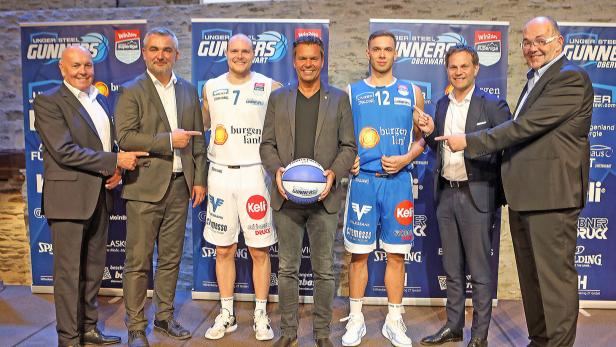 Teampräsentation der Oberwart Gunners und des neuen Trikotsponsors Burgenland Tourismus