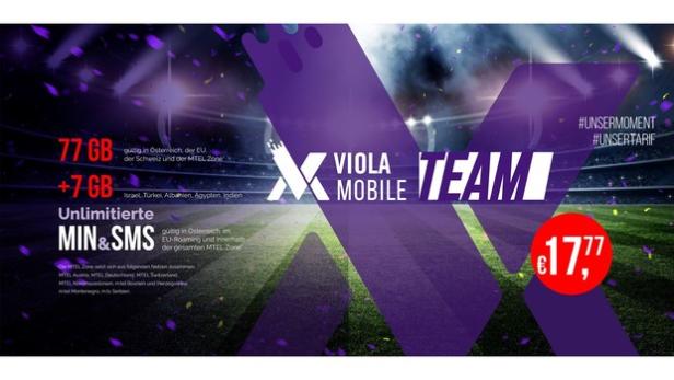 TEAM VIOLA KEY VISUAL - Viola Mobile powered by Mtel Austria