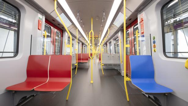 Die Sitzplätze im X-Wagen