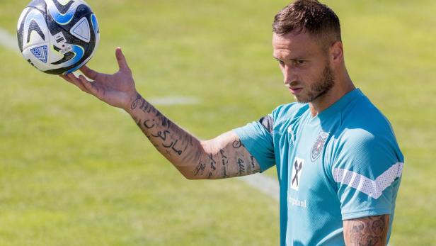 FUSSBALL: ÖFB-TRAINING VOR DEM SPIEL GEGEN SCHWEDEN: ARNAUTOVIC