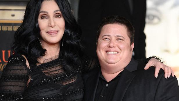 Cher mit Sohn Chaz Bono