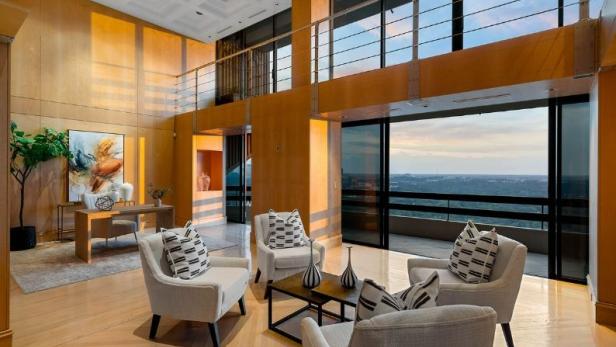 Blick über Atlanta: Elton Johns Wohnung in den USA steht zum Verkauf