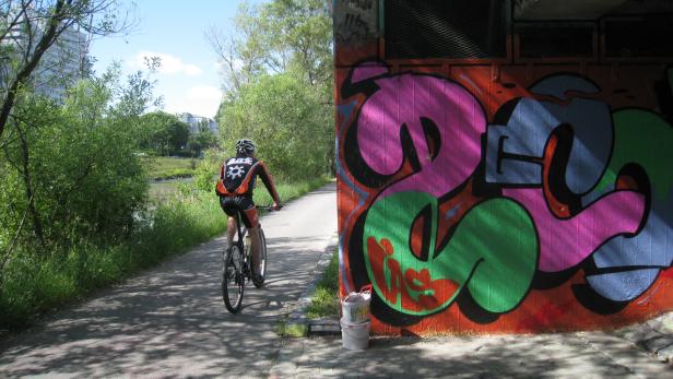 Die Stadt wird bunter: Graffiti am Donaukanal