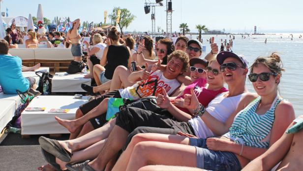 Der Surf Worldcup bringt jedes Jahr rund 80.000 Besucher nach Podersdorf