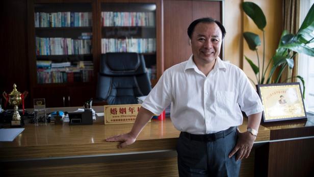 Shu Xin, Gründer der Agentur Weiqing