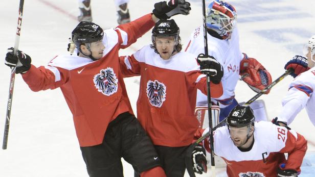 Sotschi: Nach dem Sieg über Norwegen feierten einige Mitglieder des ÖEHV-Eishockey-Teams zu ausgiebig.