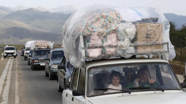 100.000 Flüchtlinge aus Berg-Karabach in Armenien