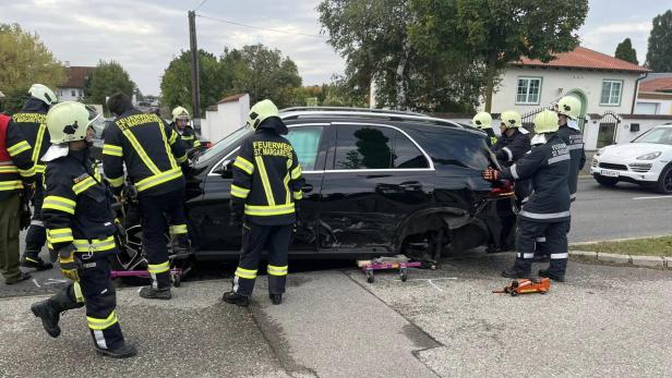 Drei Verletzte bei Verkehrsunfall im Nordburgenland