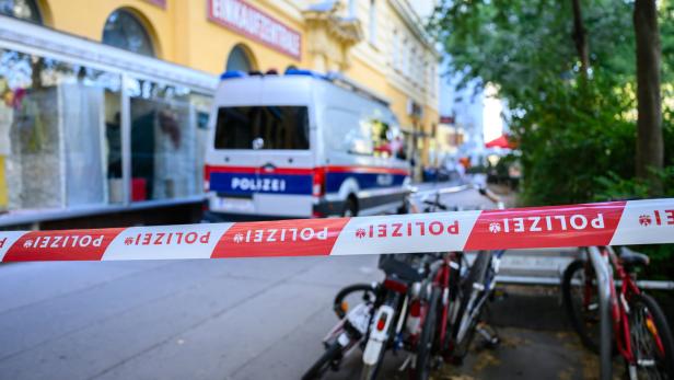 Polizeiauto in Wien-Leopoldstadt