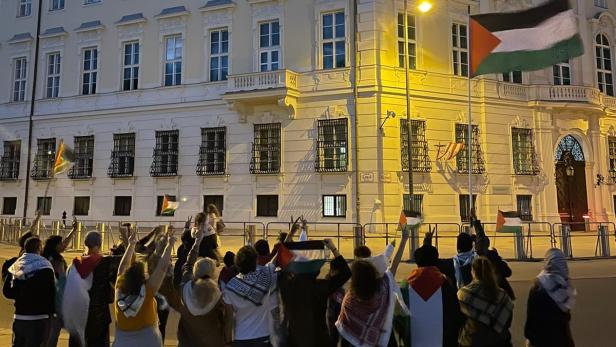 Polizei-Großeinsatz wegen Demos für Israel und Palästina in Wien