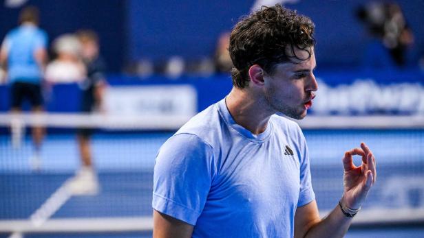 Thiem: Auch in der Halle noch Sand im Getriebe