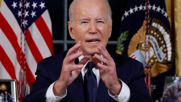 Präsident Biden ist für die Bodenoffensive, aber  noch nicht sofort. Man müsse sich erst wappnen, so scheint es.