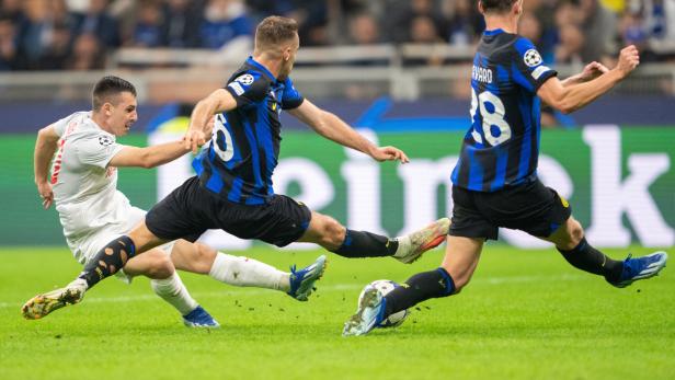 Salzburg bleibt nach guter Leistung gegen Inter Mailand unbelohnt