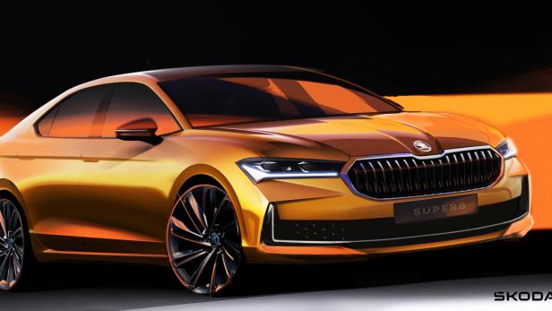 Erste Skizzen: So cool wird der nächste Skoda Superb