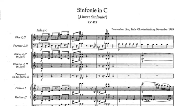 Mozarts "Linzer Sinfonie" feiert ihren 240. Geburtstag